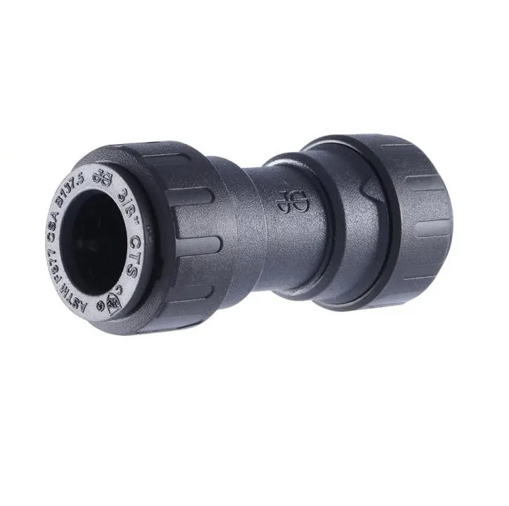 John Guest Black 1" Union Connector