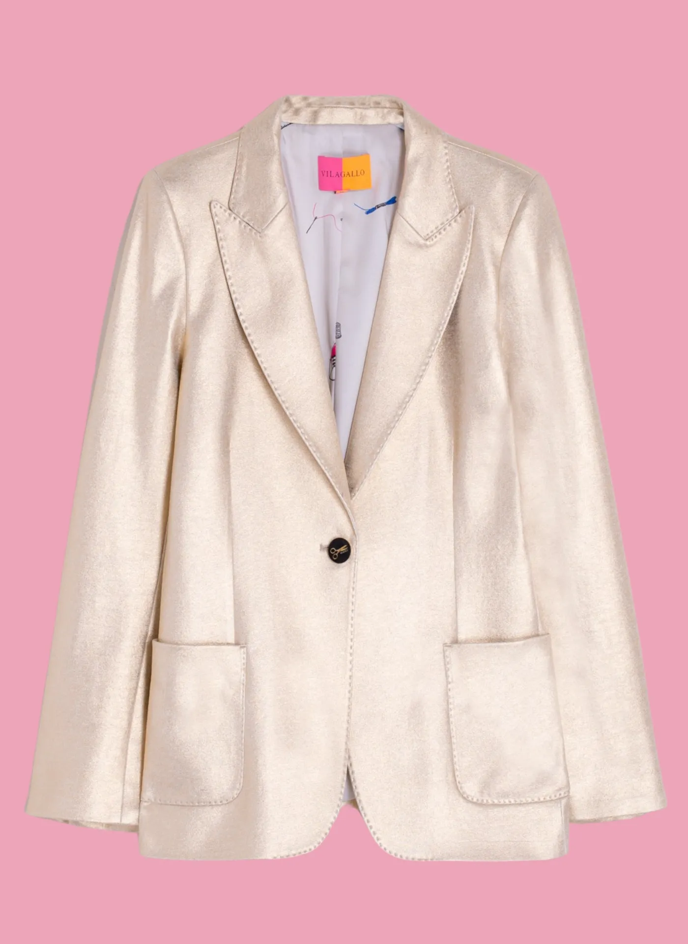 Metallic Gold Blazer